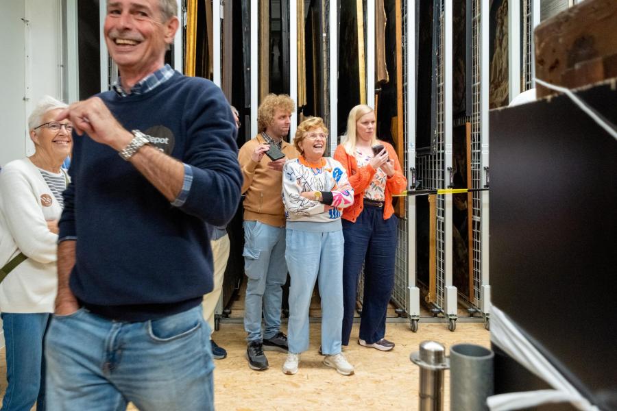 Rondleiding in de depot rato