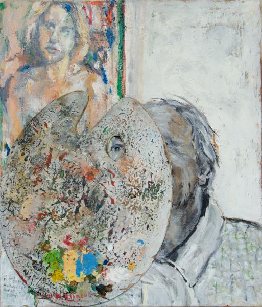 Schilderij Door het oog van de meester - Martin Wallaert - 2011