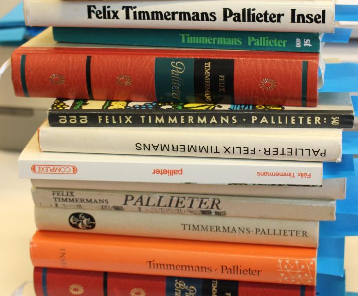 Pallieter in verschillende vertalingen en edities