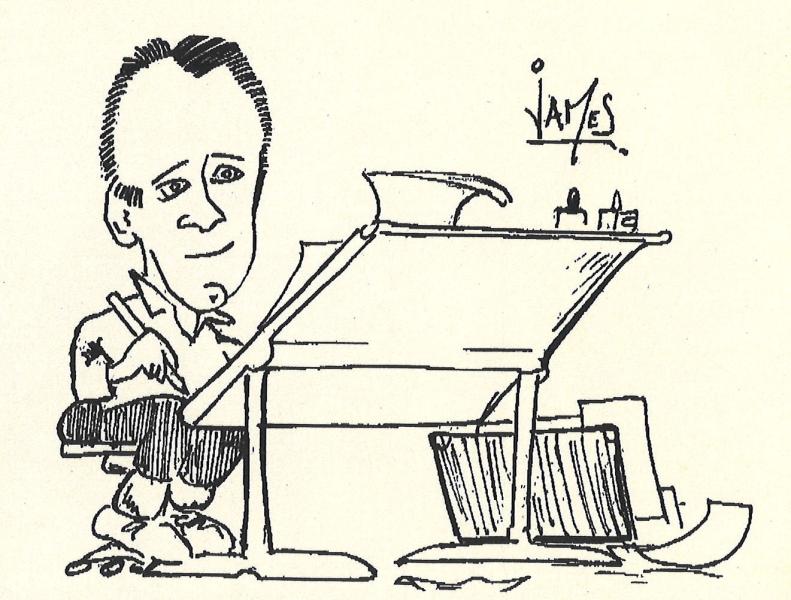 Zelfportret in cartoonvorm