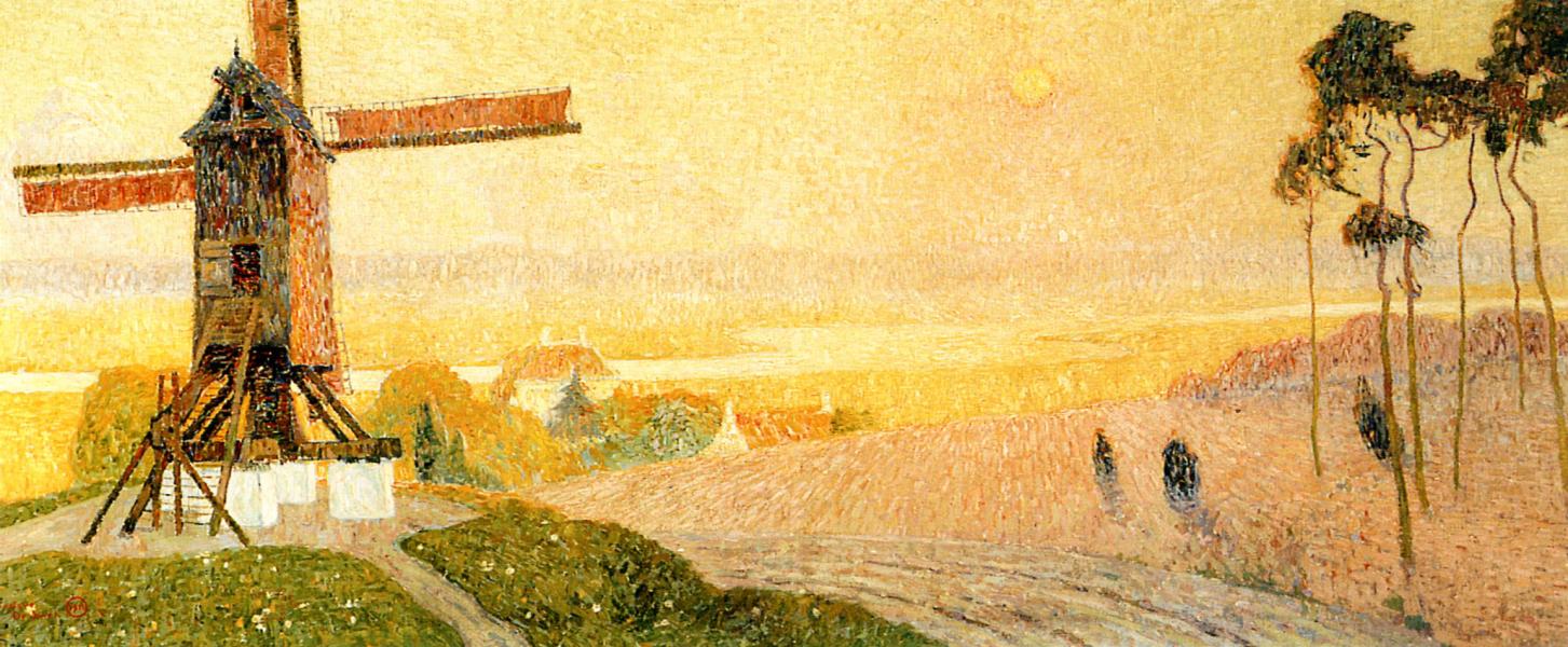 Molen in het landschap, paneel 2