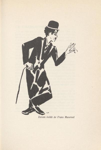 Frans Masereel, 'Charlie Chaplin' uit Le Disque vert (1924)