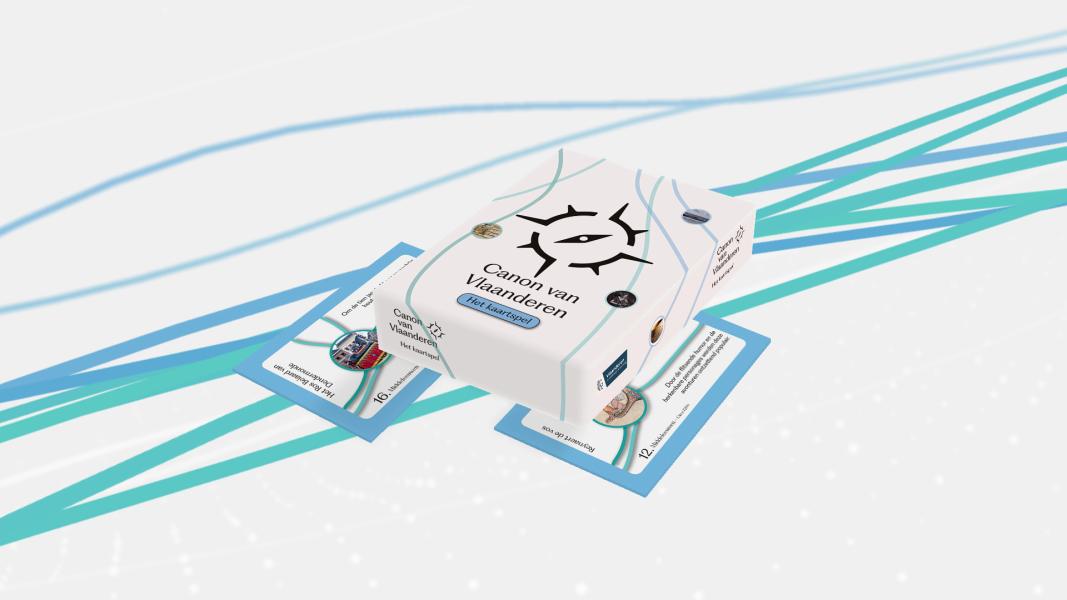 Ontdek als eerste de Canon van Vlaanderen in kaartspelformaat