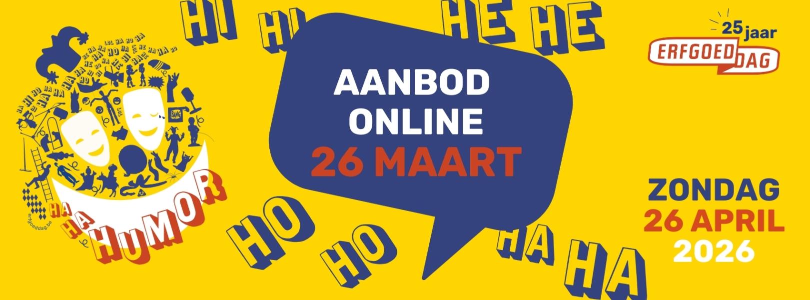 aftellen naar het aanbod van Erfgoeddag 2026