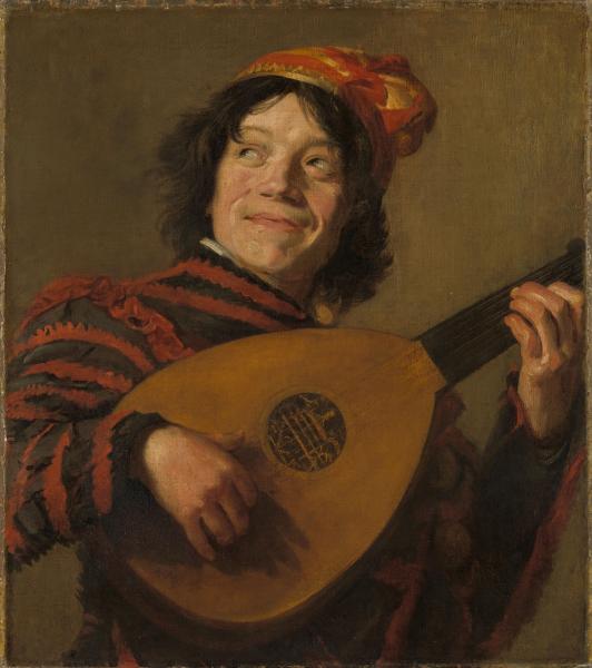 De nar of de luitspeler, kopie naar Frans Hals, ca. 1623 - ca. 1624. Rijksmuseum via Rijksstudio, publiek domein