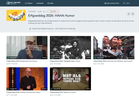 website archief voor onderwijs